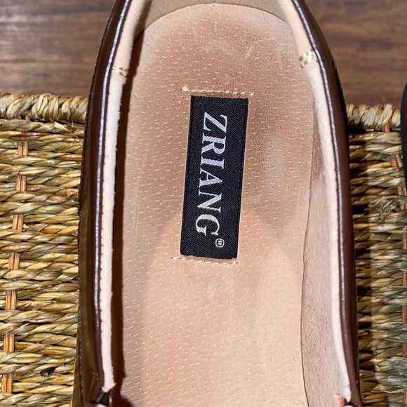 Zriang Men's Dress Loafers Formal Leather Lined Slip-on Shoes - Picture 11 of 13